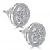 1.68 ct Round Cut Cubic Zirconia Stud Earrings in Screw Back 1.68 ct Round Cut Cubic Zirconia Stud Earrings in Screw Back